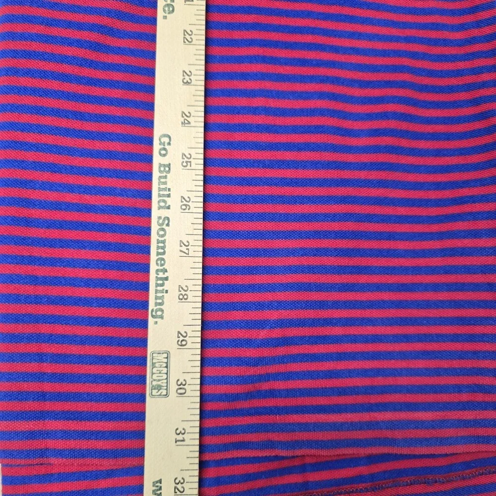 Polo By Ralph Lauren Shirt Mens 2XB Blue Red Green‎ Pony 2 Button Preppy Classic